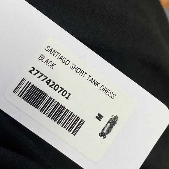 Soft Surroundings Santiago Midi Tank Dress Sleeveless Jersey Knit Black NEW M - Picture 9 of 9